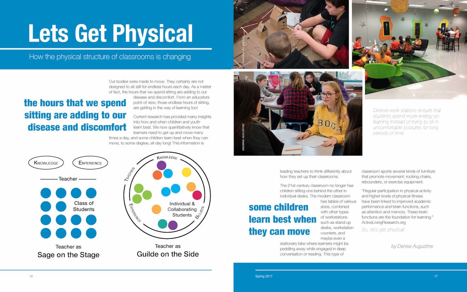 Eighth spread of magazine