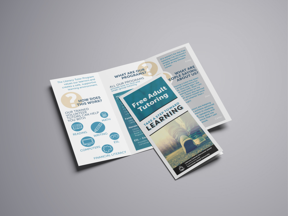 Mockup one of brochure